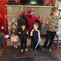 Spider-Guy with family