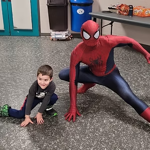 Spider-Guy with Kid