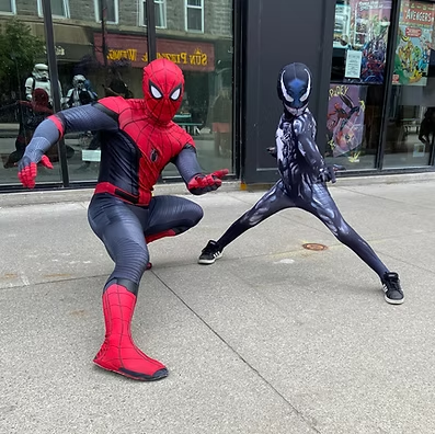 Spider-Guy with Venom